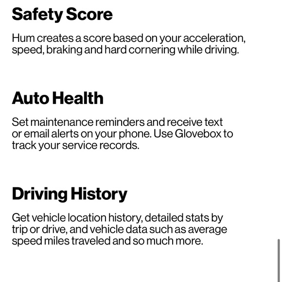 HUM by Verizon in car Wi-Fi hotspot/roadside assistance/emergency crash response - Picture 3 of 6